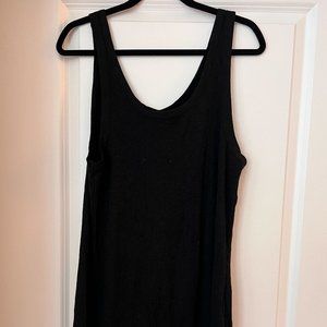 Black Knee Length Coverup